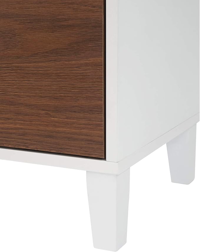 White/Natural Wood