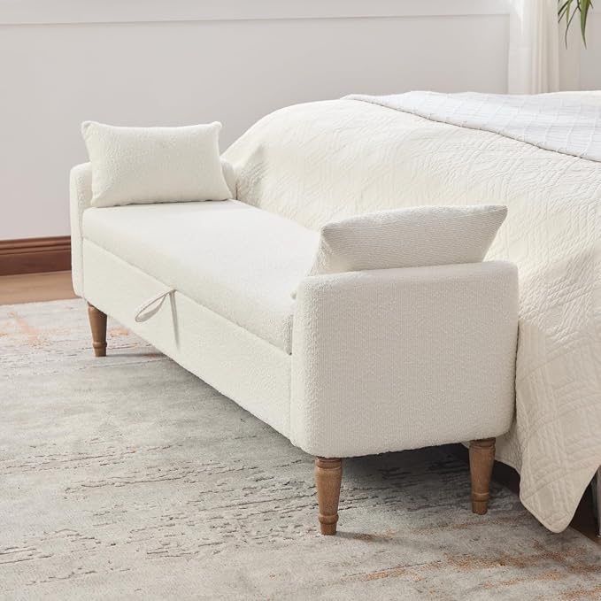 White - Wood Legs