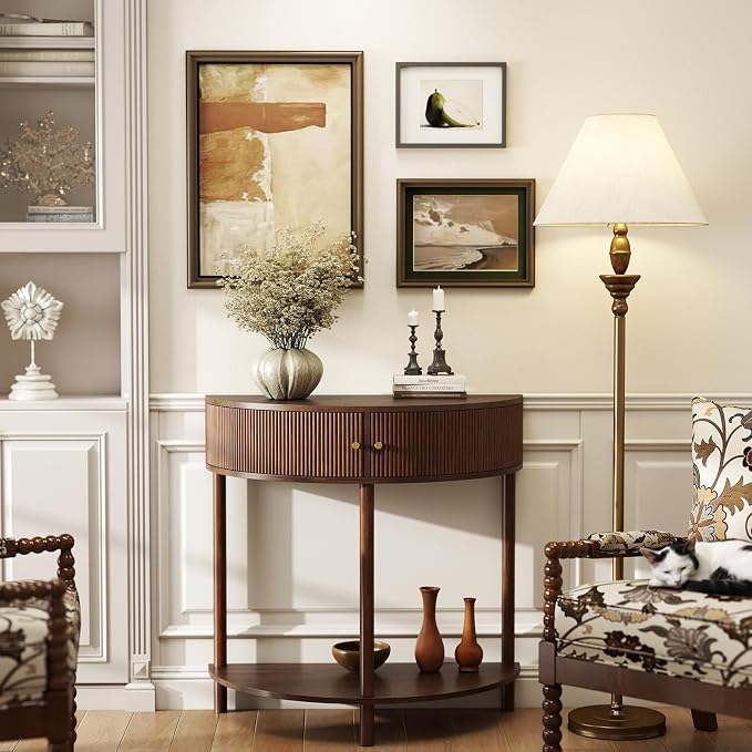 Walnut - Fluted Design