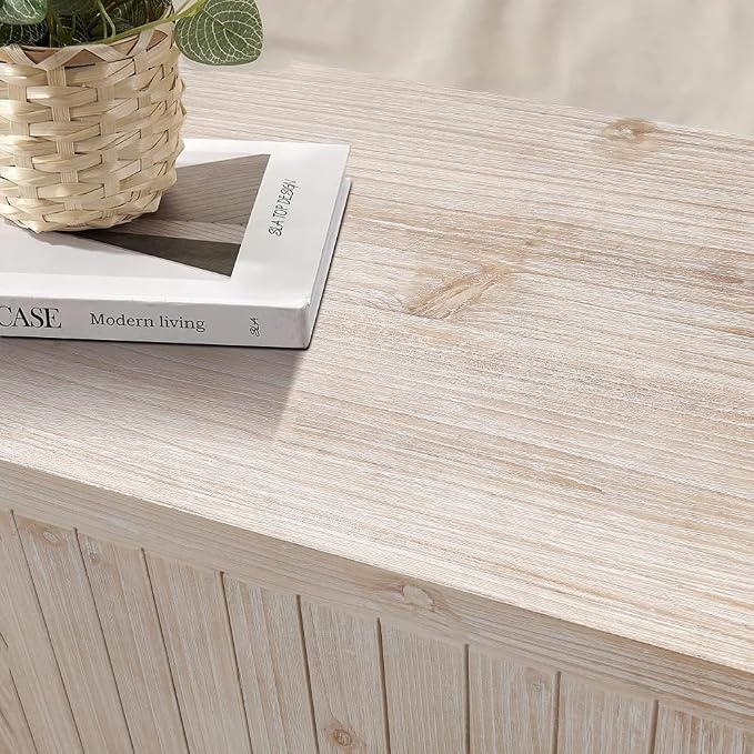 Antique White + Natural Wood Wash + Solid Wood+mdf
