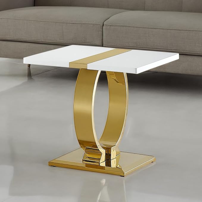 Gold/White