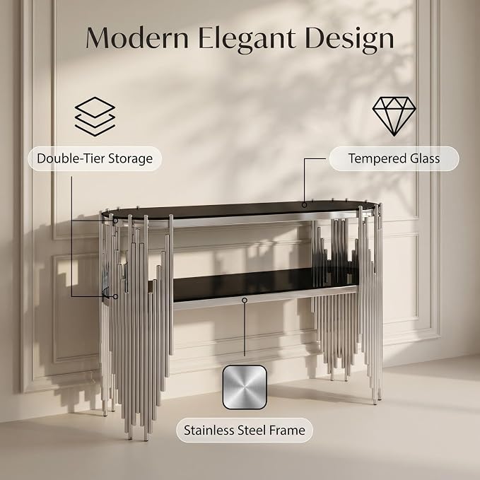 Silver & Black