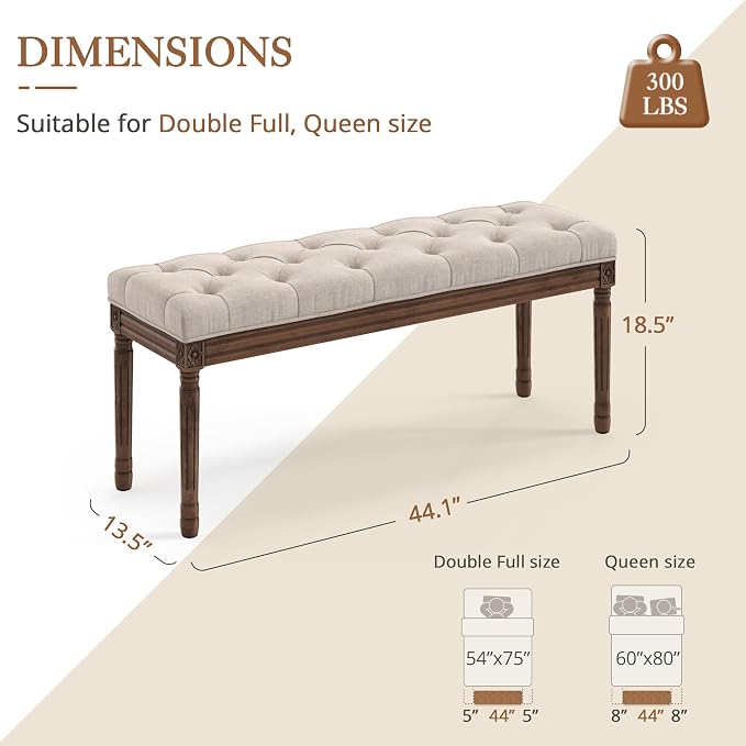 Linen and Dark Brown