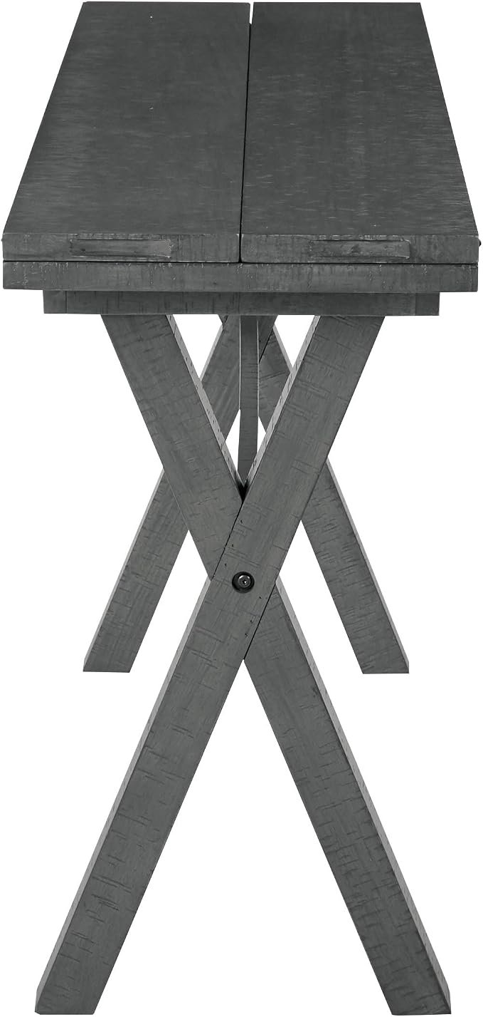 Distressed Washed Grey Finish
