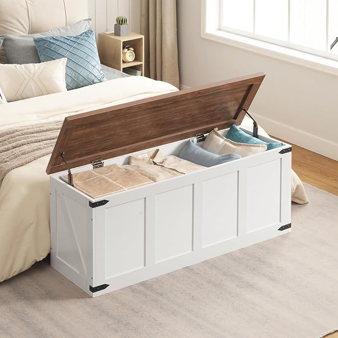White + Walnut