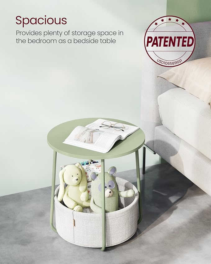Laurel Green + Cream White