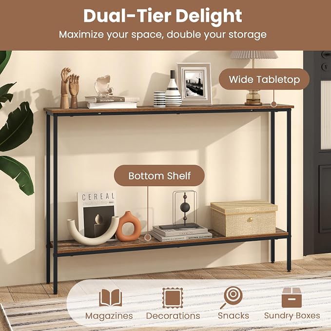 Rustic Brown & Black