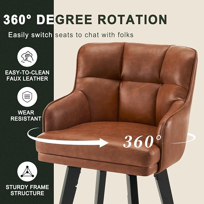 Brown- Faux Leather