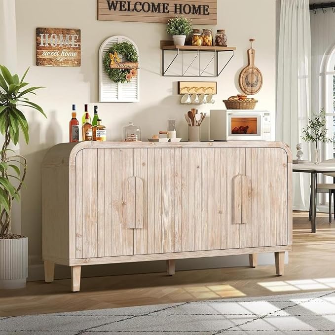 Antique White + Natural Wood Wash + Solid Wood+mdf