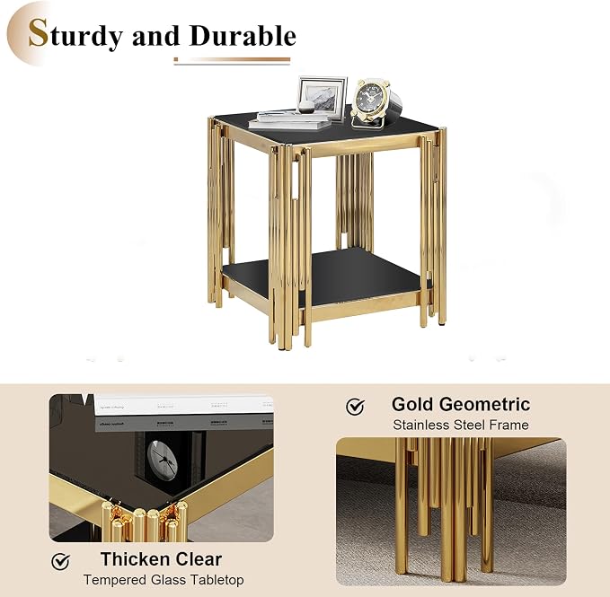 Black Gold-end Table