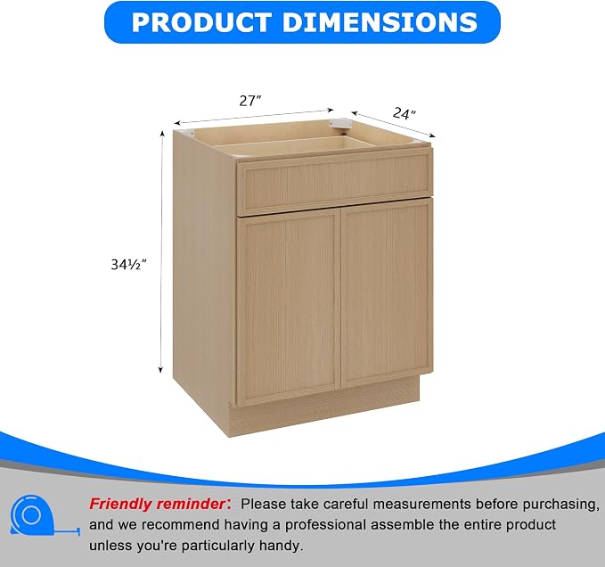 Natural With Drawer