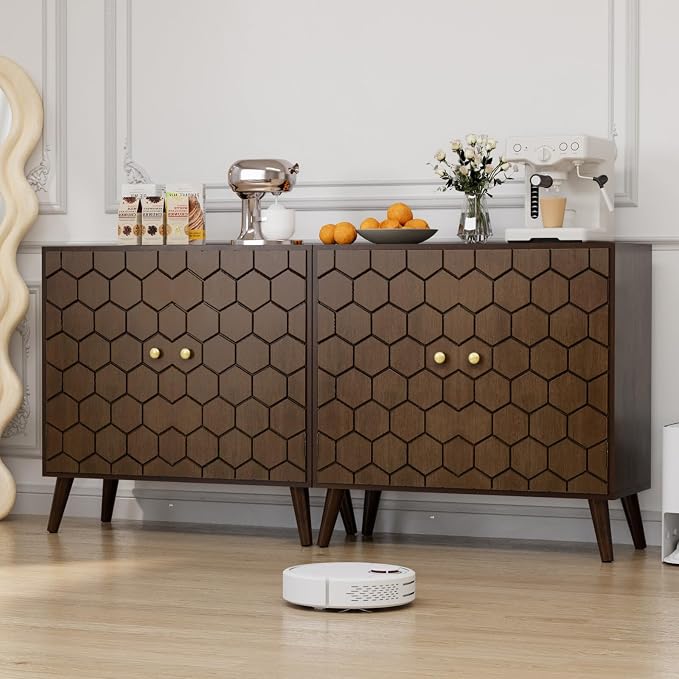 Brown Honeycomb Pattern