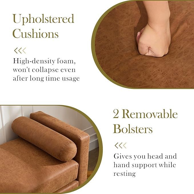Weathered Wood Legs-pu Brown