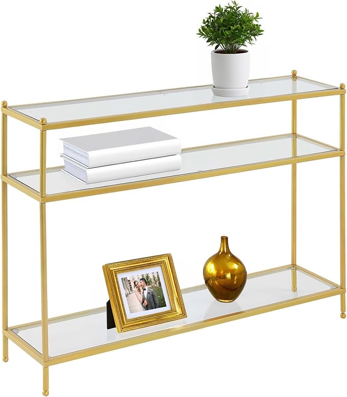 Clear Glass / Gold
