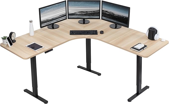 Light Wood Top / Black Frame