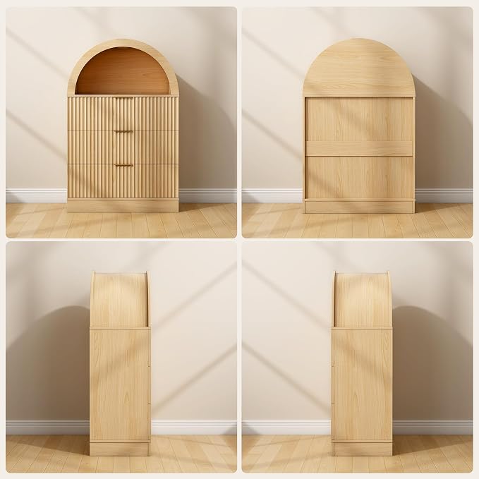 3-drawer - Natural Oak