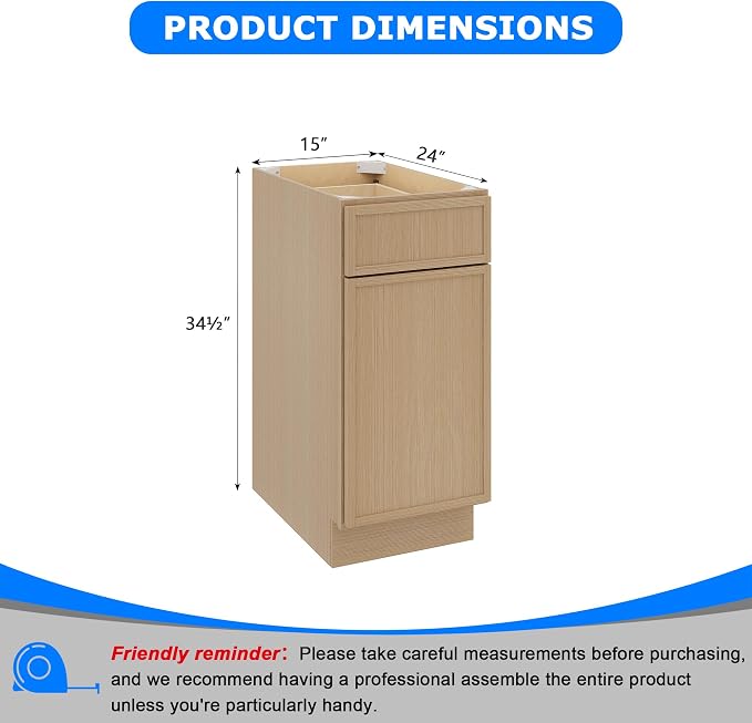 Natural With Drawer