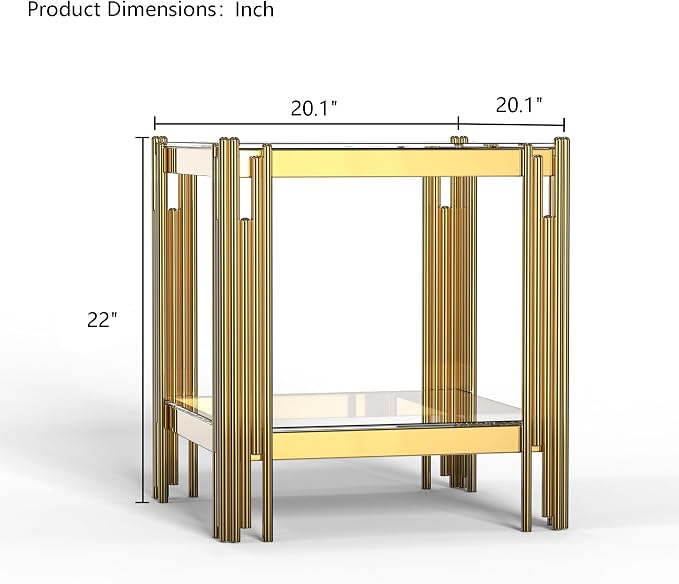 Gold, End Table