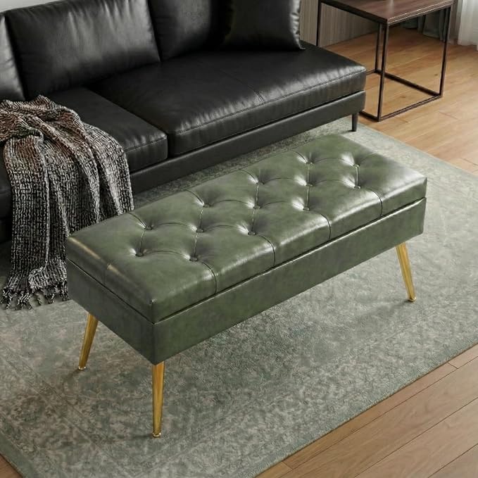 Leather Olive Green