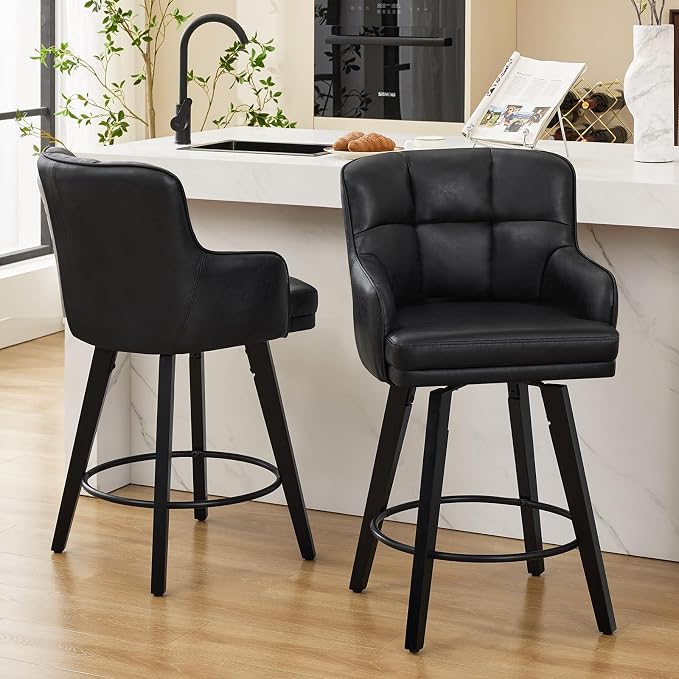 Black- Faux Leather