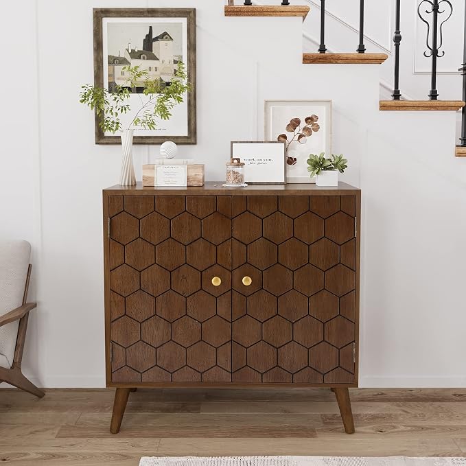 Brown Honeycomb Pattern