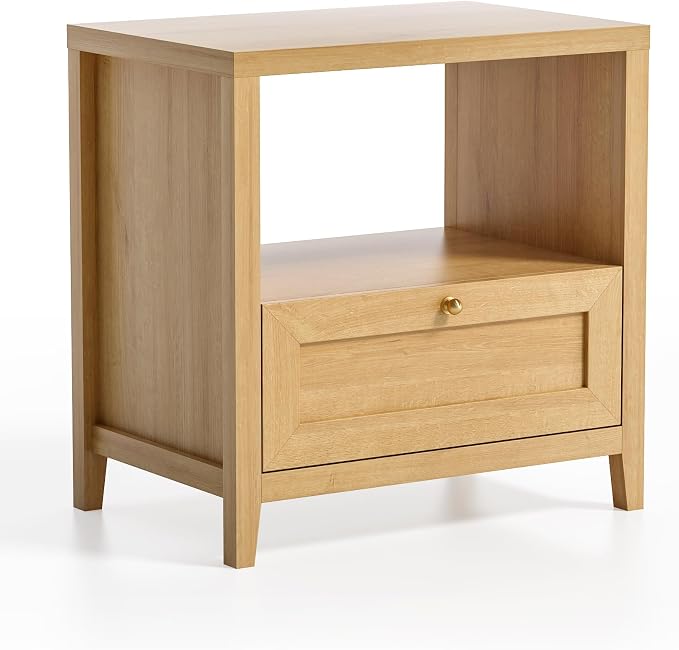 1 Drawer/Natural Oak