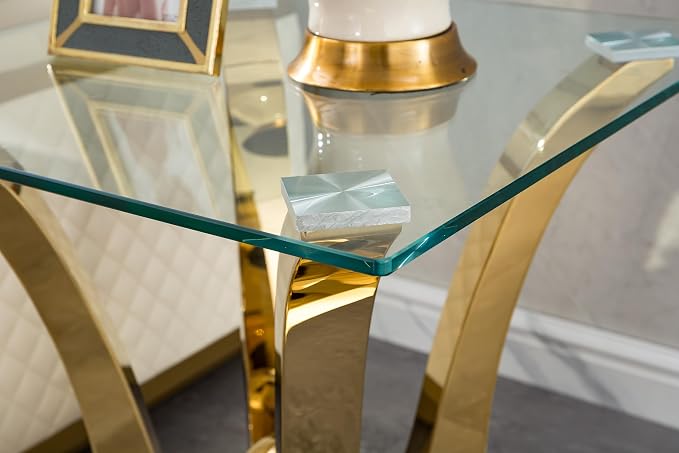 Gold End Table