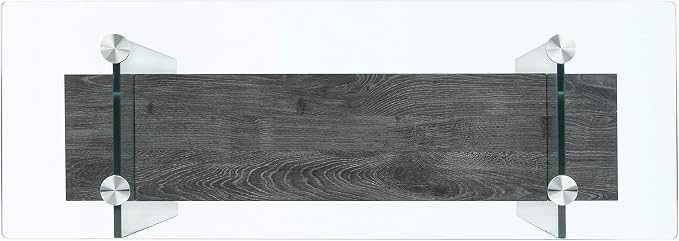 Glass / Black Oak