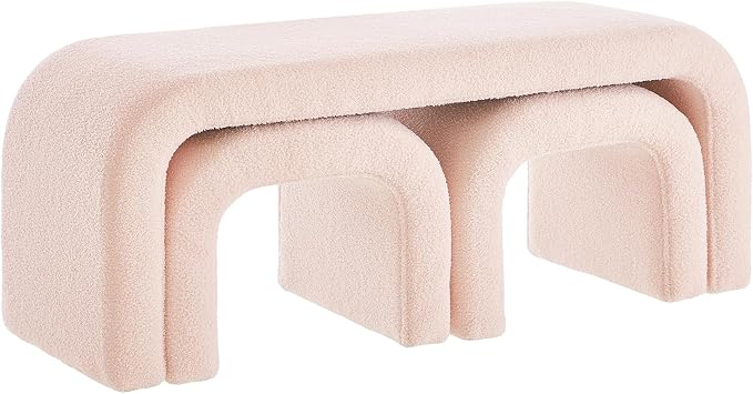 Pink 44''w 3-piece