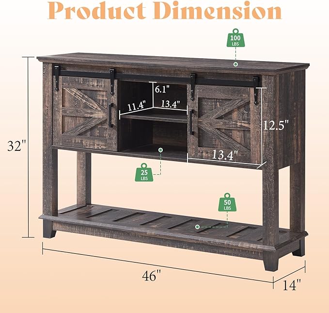 Rustic Oak Black