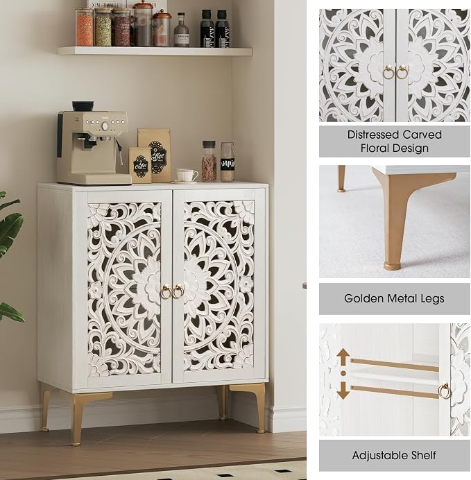 White & Gold_2 Doors