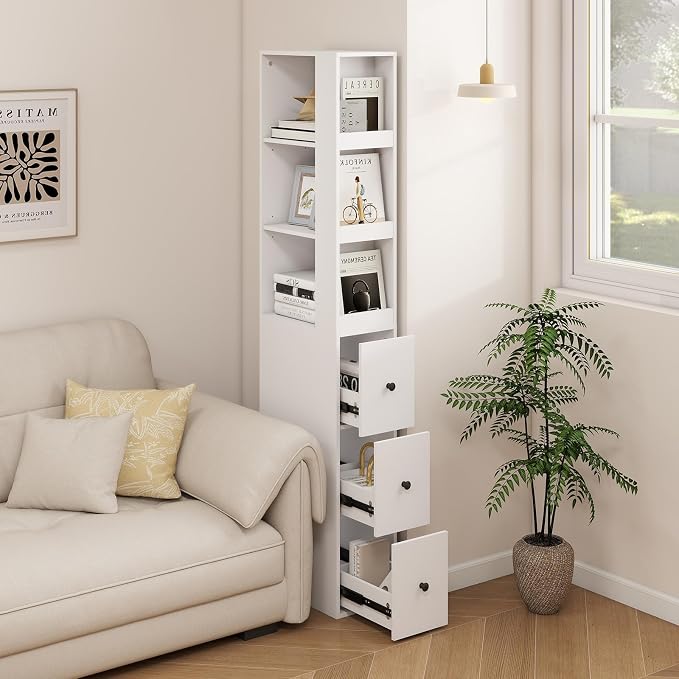 White With Side Rack