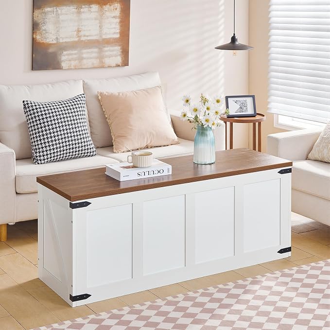 White + Walnut