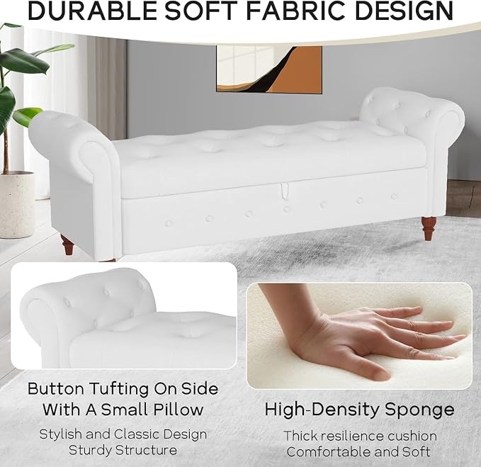 Cream White Polyester