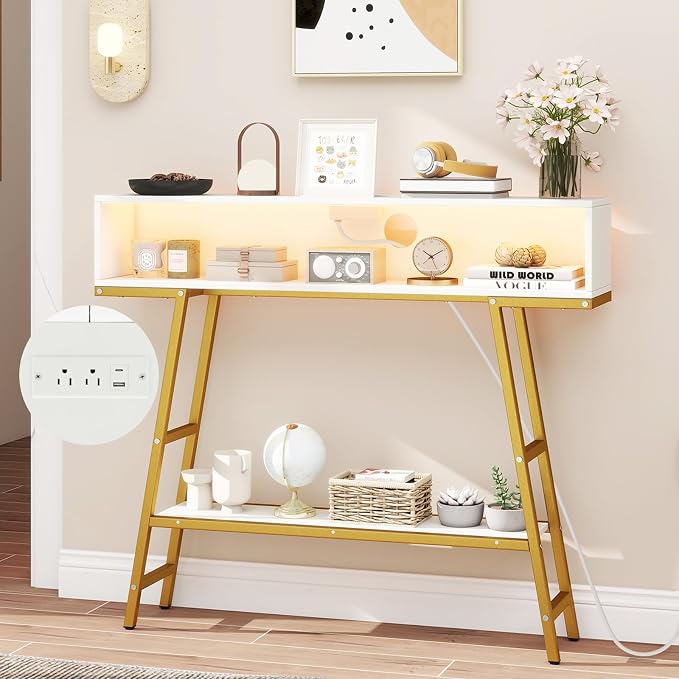 White & Gold