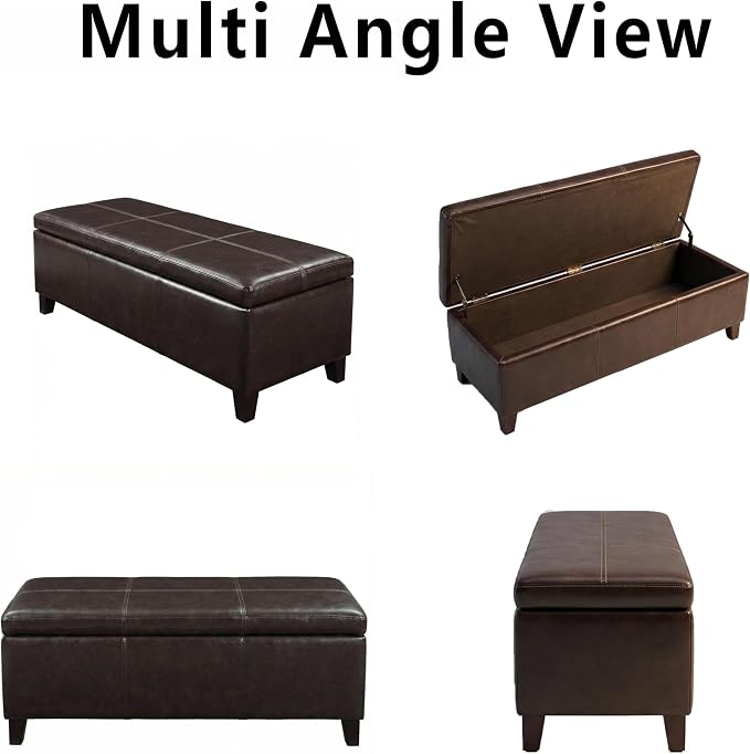 Faux Leather Brown