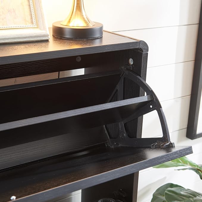 3 Flip Drawers-black