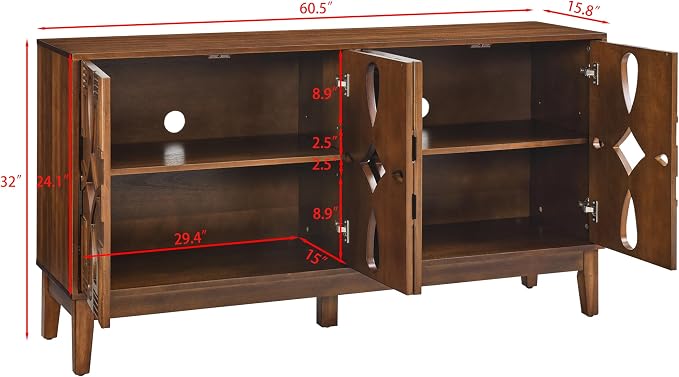 60.5''+style A+walnut