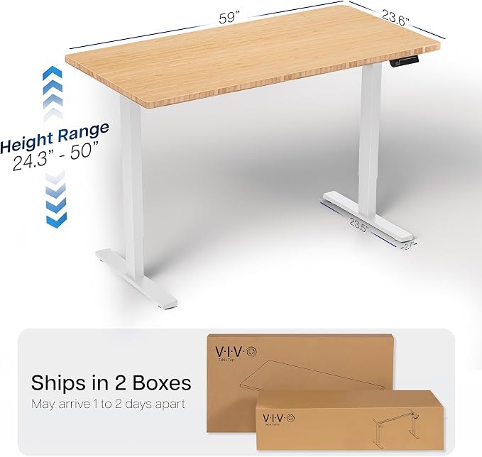 Bamboo Top / White Frame