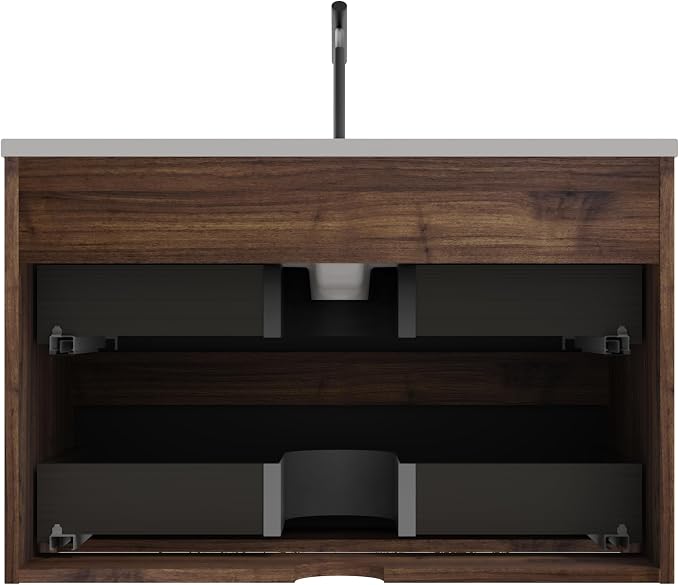 Walnut+black / Single Hole