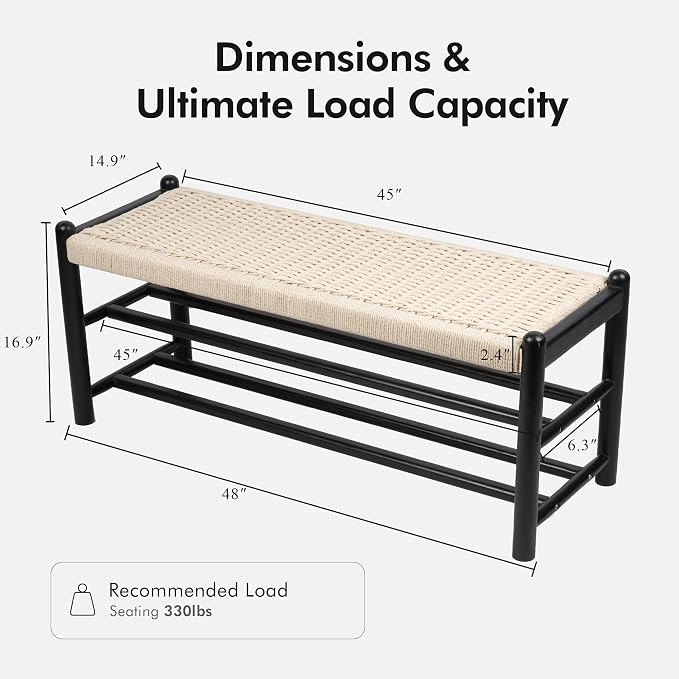 Black-3 Tier(rope Seat)