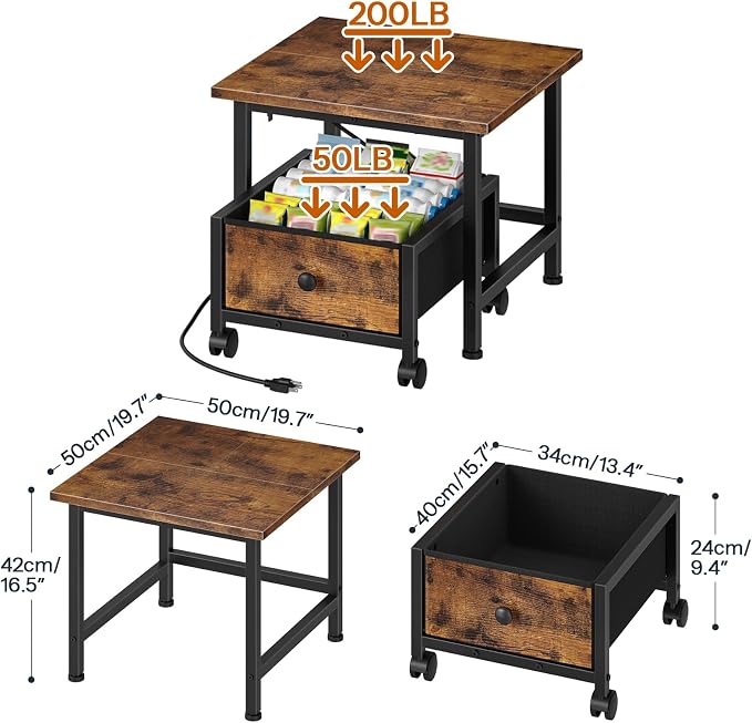 Rustic Brown + Black