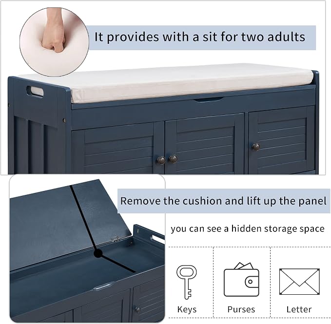 Antique Navy-3 Door