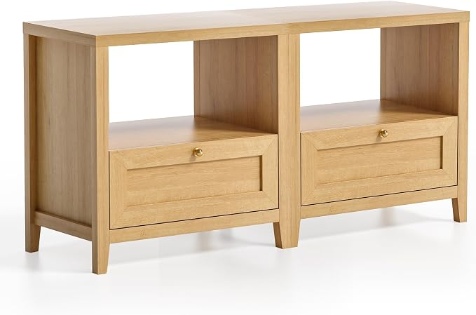 1 Drawer/Natural Oak