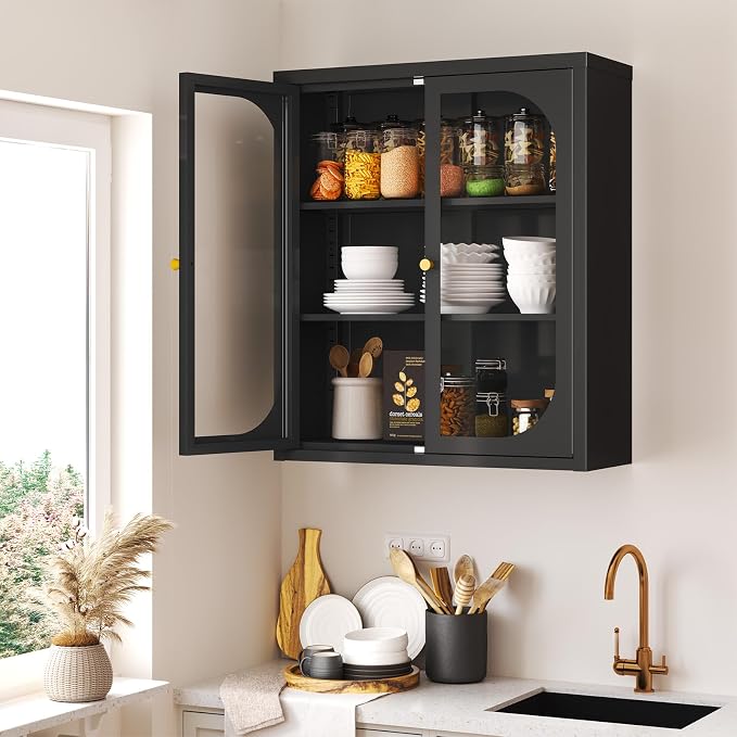 Black-tempered Glass Doors