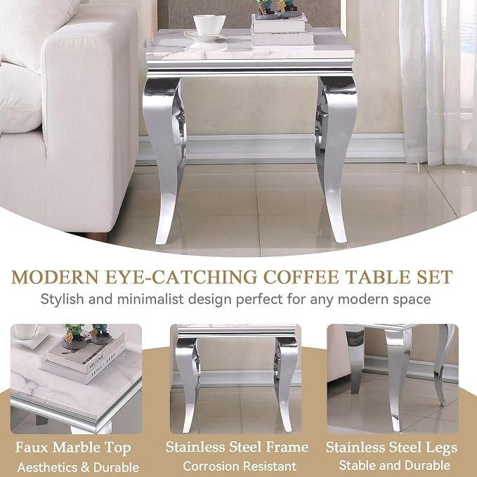 Silver-end Table