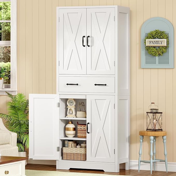 White,1 Drawer