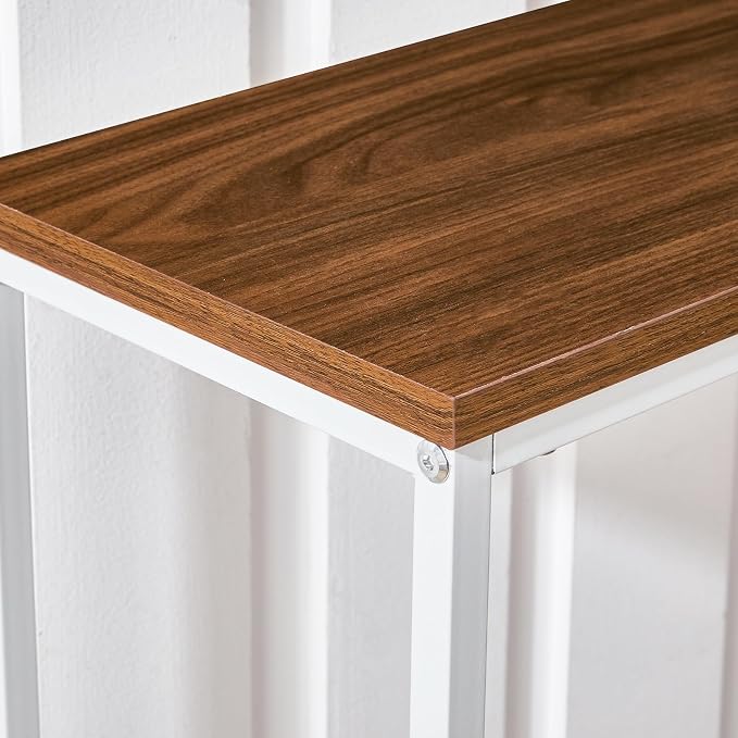 White + Walnut