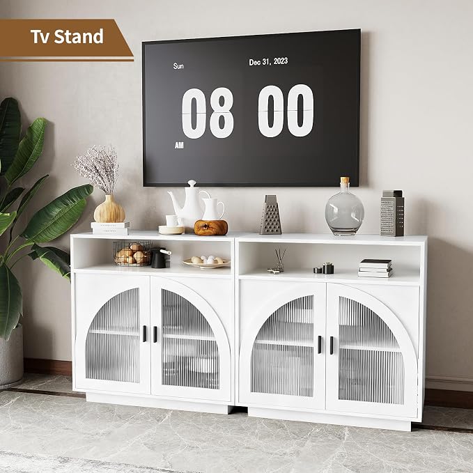Sideboard W/Compartment_white