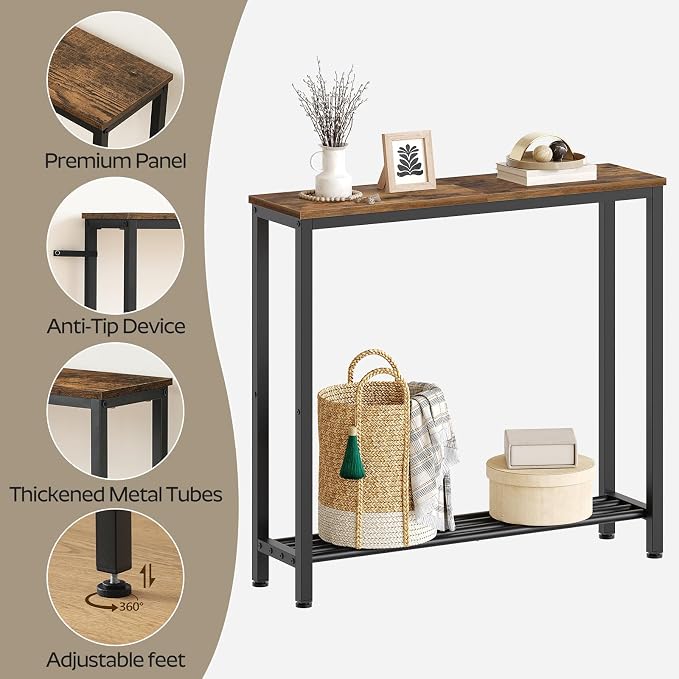 Rustic Brown + Black